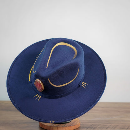 Aukala Hat L Stellar - Deep Blue