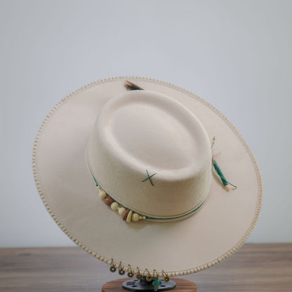 Aukala Hat M Coastal Bliss Brim Hat - White